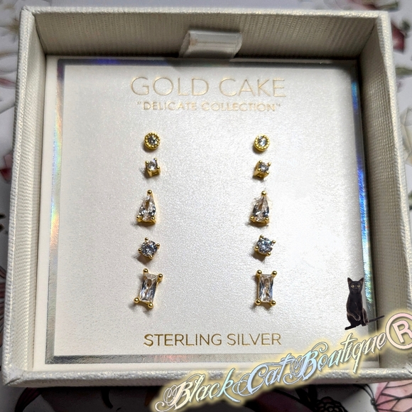 Gold Cake Shop Earrings - Picture 4 of 11